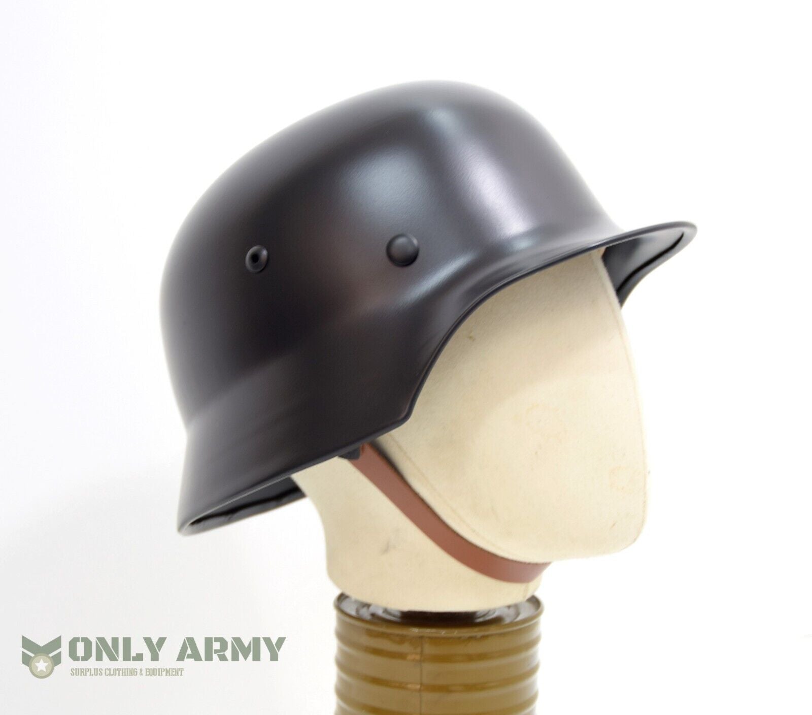 Repro German Army M35 Steel Helmet Leather Liner Black M40 M42 M44 Military 