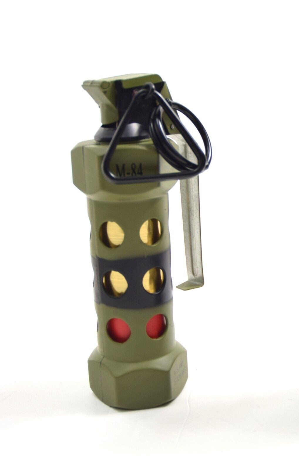 Replica 1:1 Scale M84 Stun Grenade US Army Flash Bang SWAT Lighter Metal Dummy