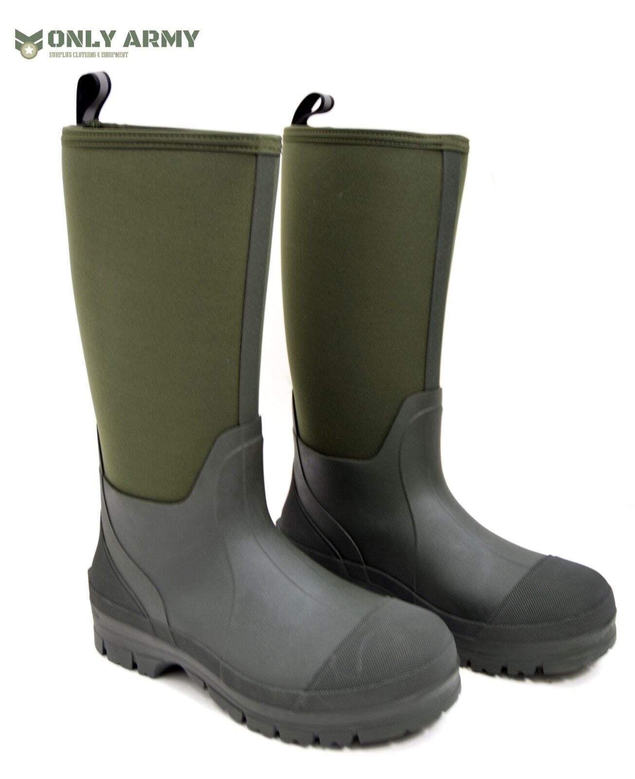 OD Green Muck Boots Hunting Wellies Waterproof Neoprene Thermal Wellington Boot