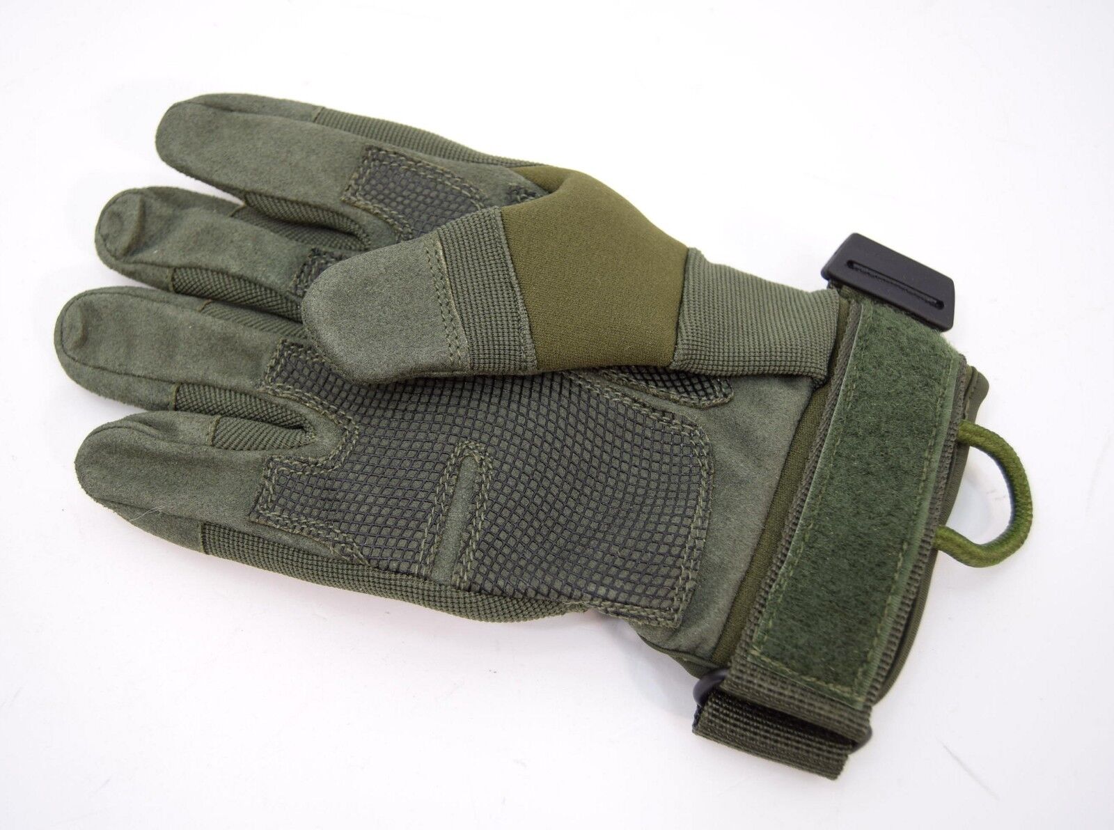US Army Tactical Hard Knuckle Gloves Sage Green Combat Leather Protective Glove