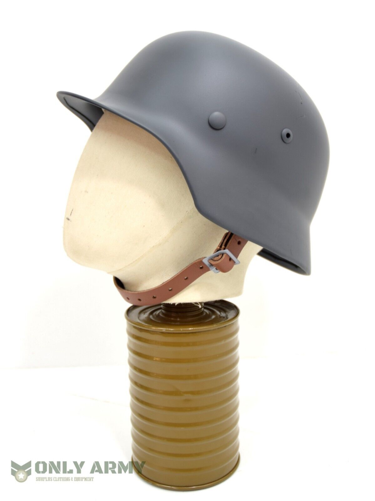 Repro German Army M35 Steel Helmet Leather Liner Grey M40 M42 M44 Military 