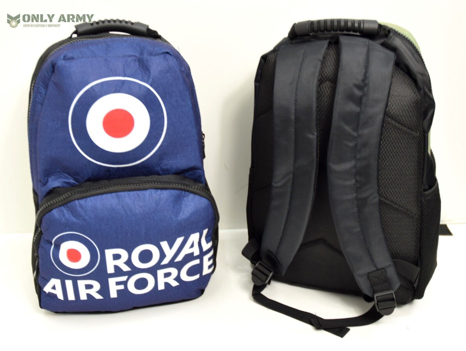 British RAF Royal Air Force Backpack 20L Bag Cadet Army Rucksack Printed Logo
