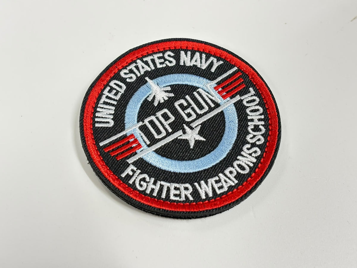 US Top Gun Patch Velcro Backed USA Tom Cruise