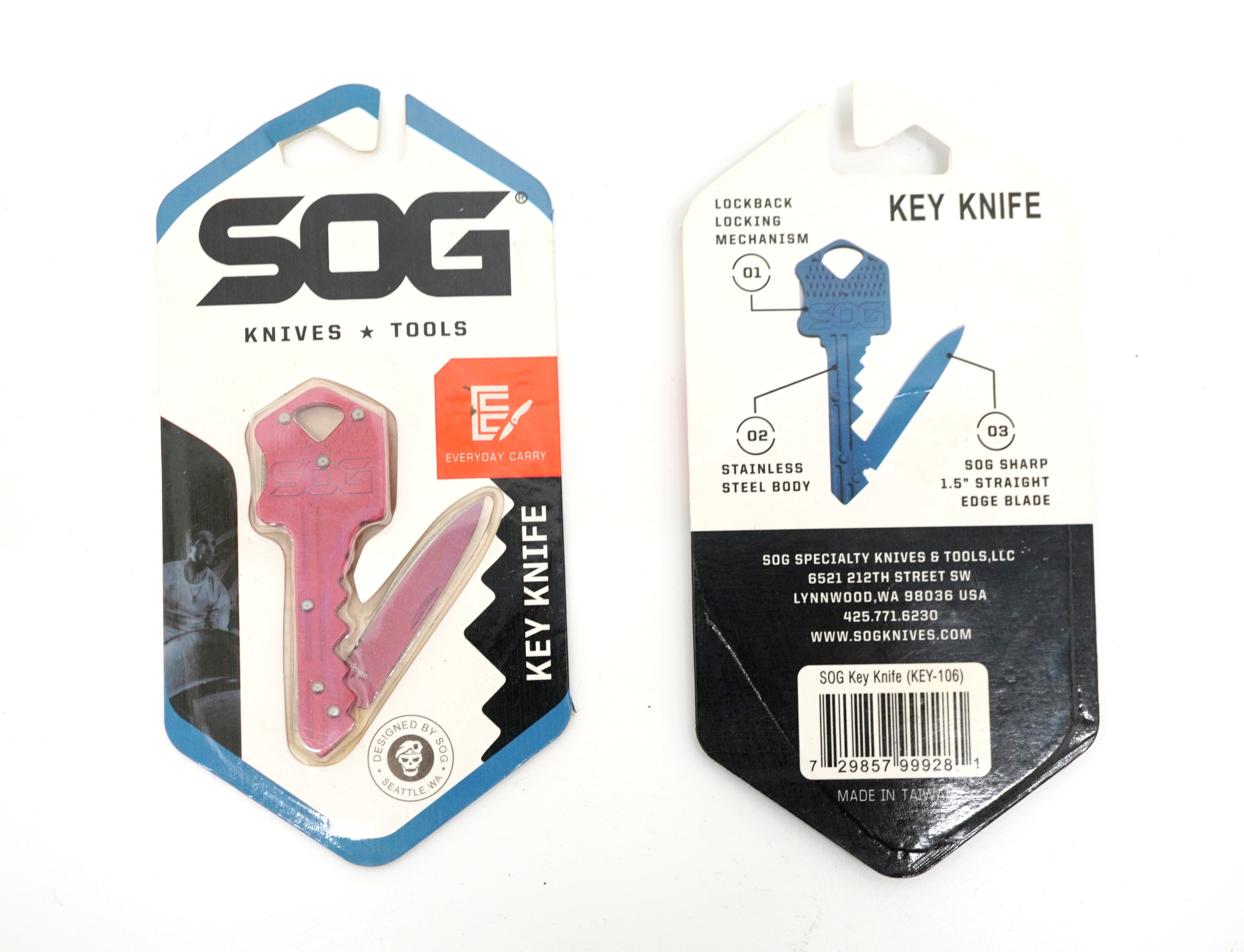 PINK SOG Key Knife