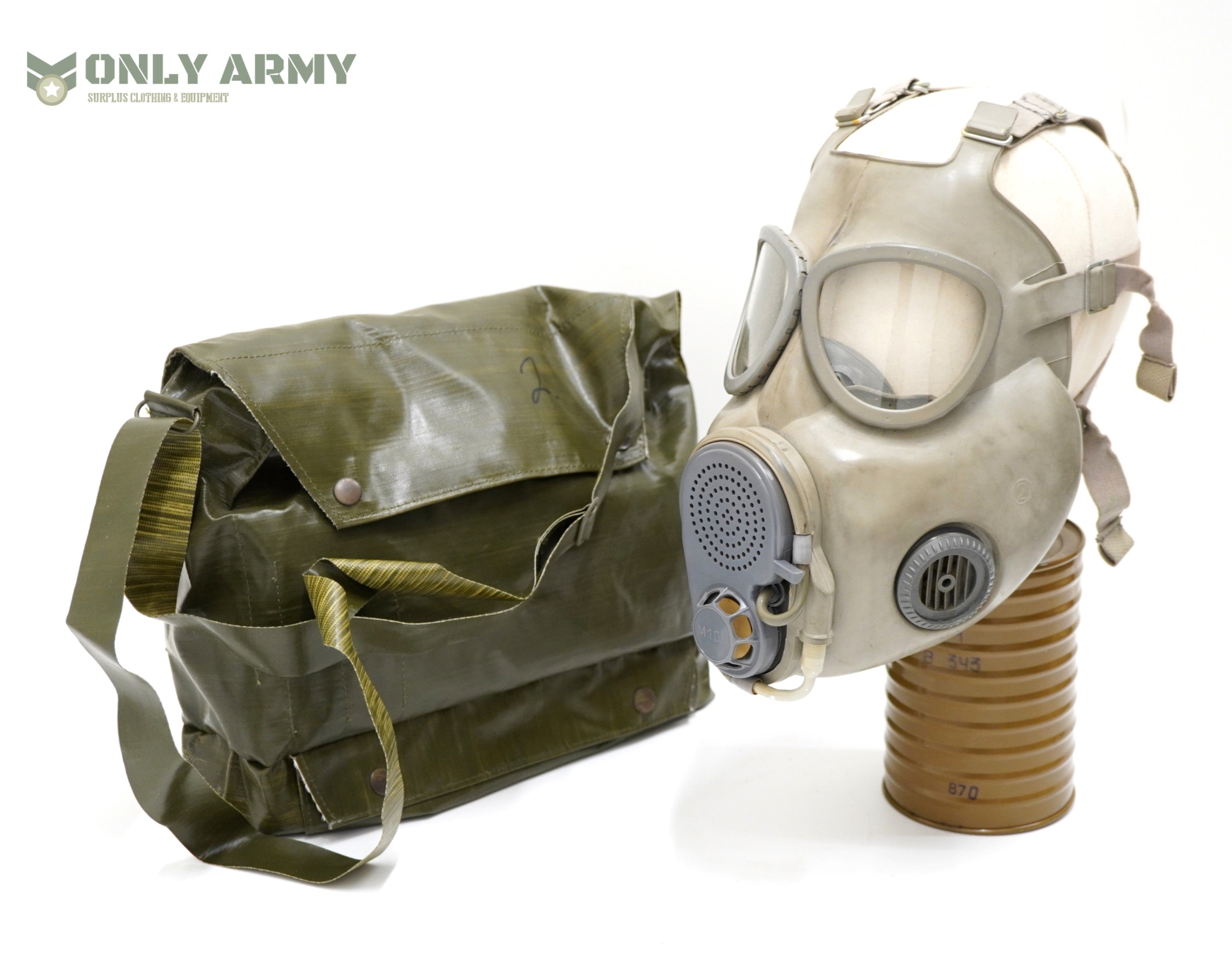 Czech Army M10 Gas Mask Set