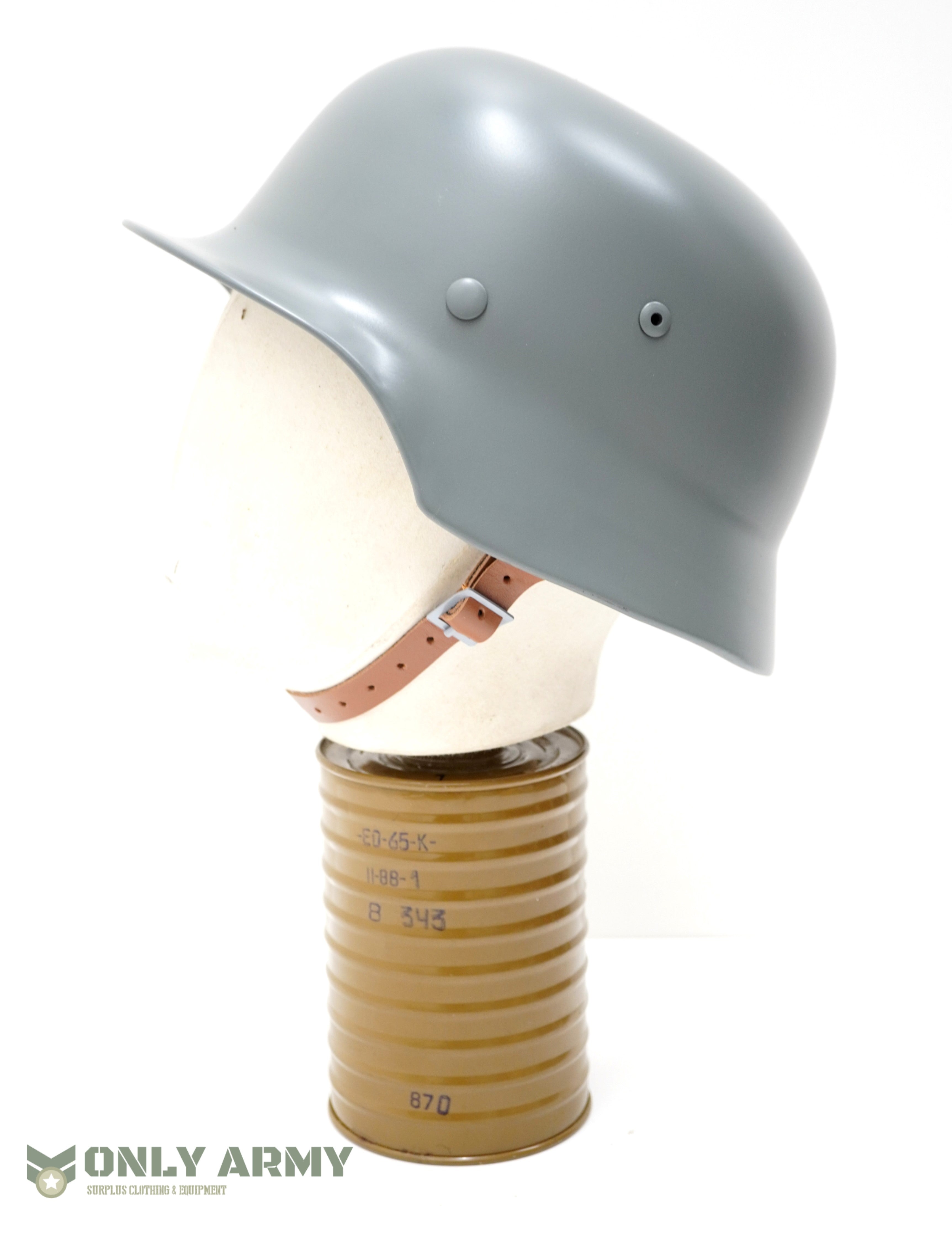 WW2 German Army M40 Helmet Metal - Field Grey