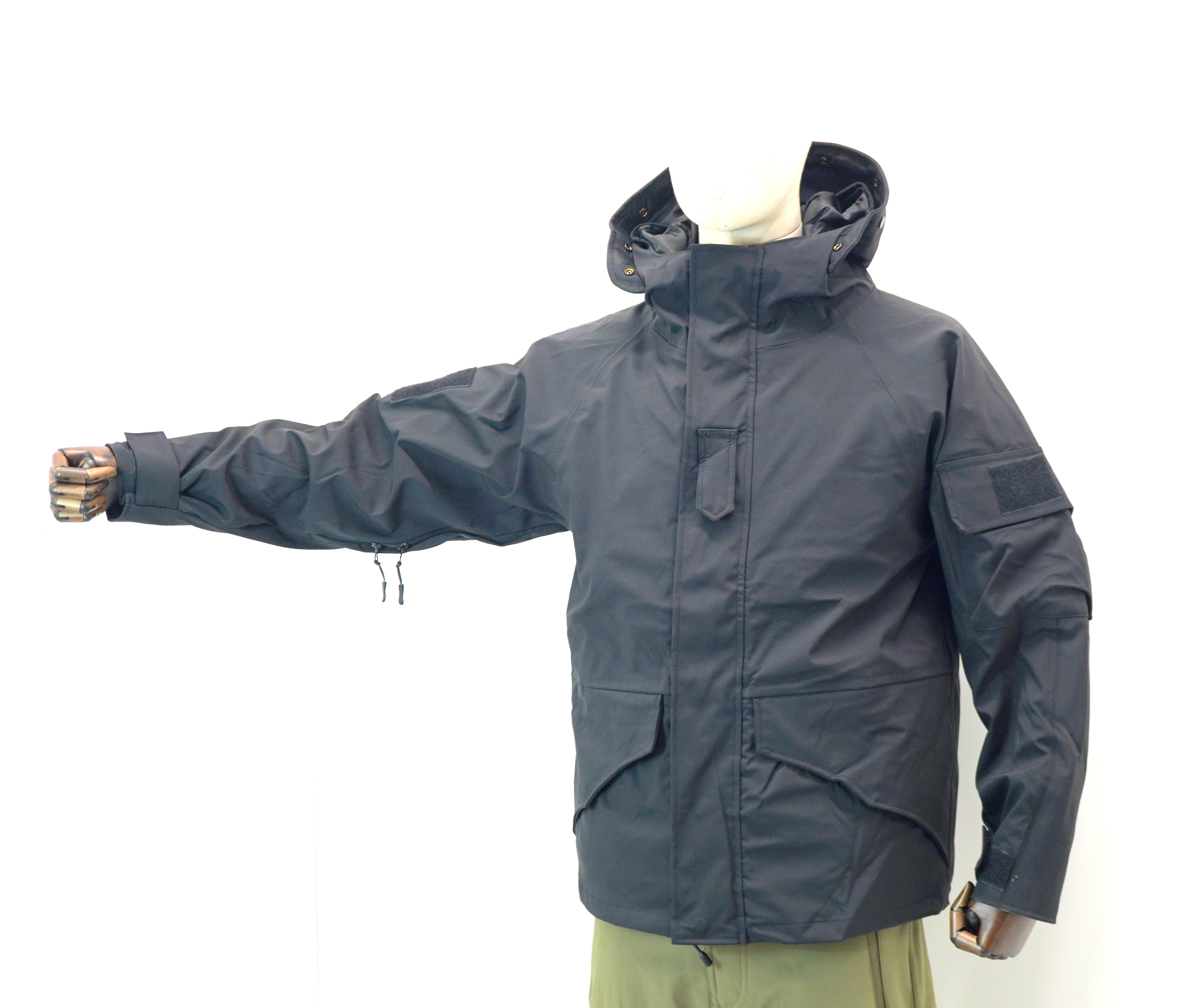 Army Police BLACK Goretex Jacket With Removable Liner Waterproof