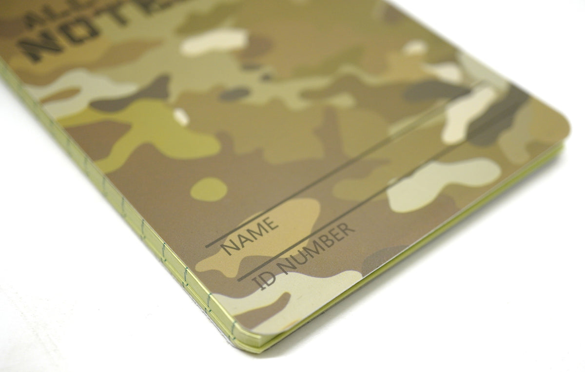 Mini Weather Notebook MTP Camo ALL WEATHER NOTEBOOK Mini Pocket Size – Only Army Surplus