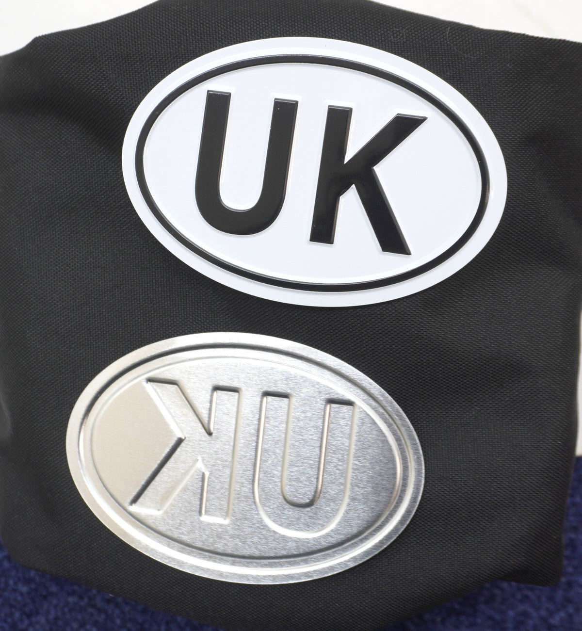 Vintage Style Pressed Metal UK Plate Car Motorcycle Retro Premium Metal Magnetic